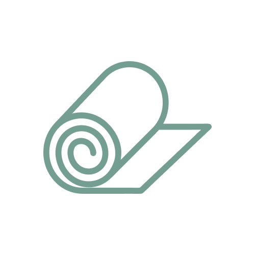 Rolled up PIlates Matt in Green icon